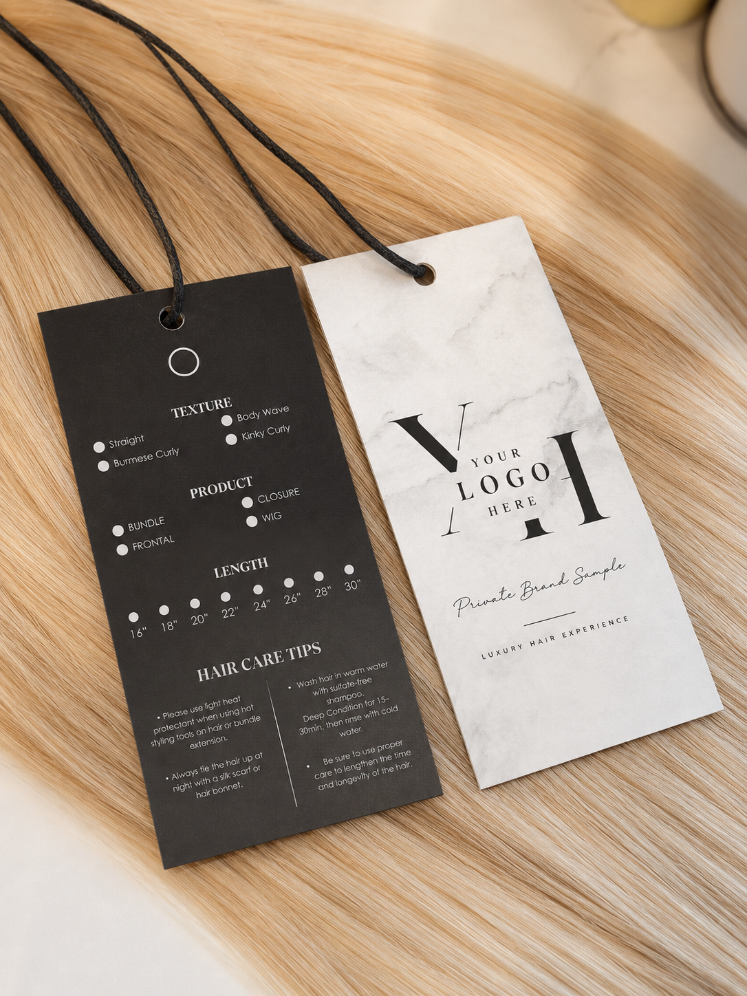 Custom Hair Hang Tags For Wigs & Hair Extensions | Unihairvn 10 Custom Hair Hang Tags For Wigs & Hair Extensions | Unihairvn - Image 10