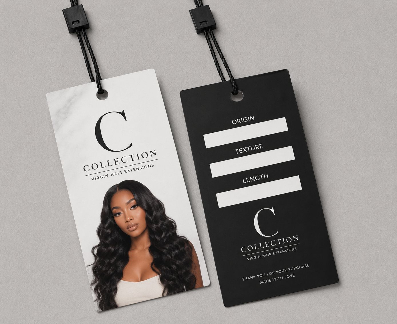 Dropshipping Hair Vendors for Wigs & Extensions | Private Label Packaging 75 Tag bundle packaging