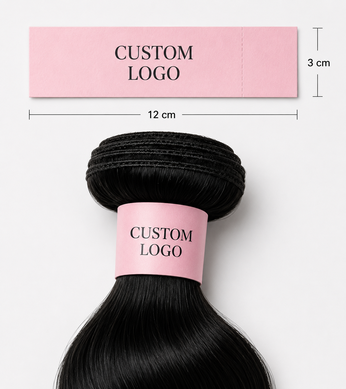Hair Bundle Wrap Labels With Custom Logo | Unihairvn 2 Hair Bundle Wrap Labels With Custom Logo | Unihairvn - Image 2
