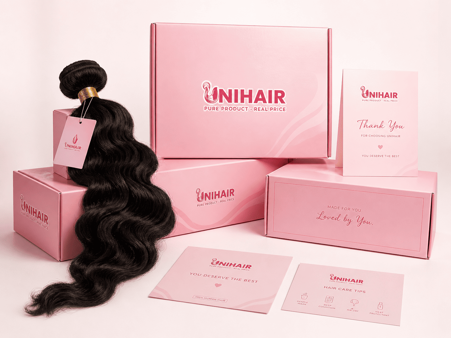 Weft Hair Extensions private label solution for hair brands by Unihairvn Weft Hair Extensions private label solution for hair brands by Unihairvn