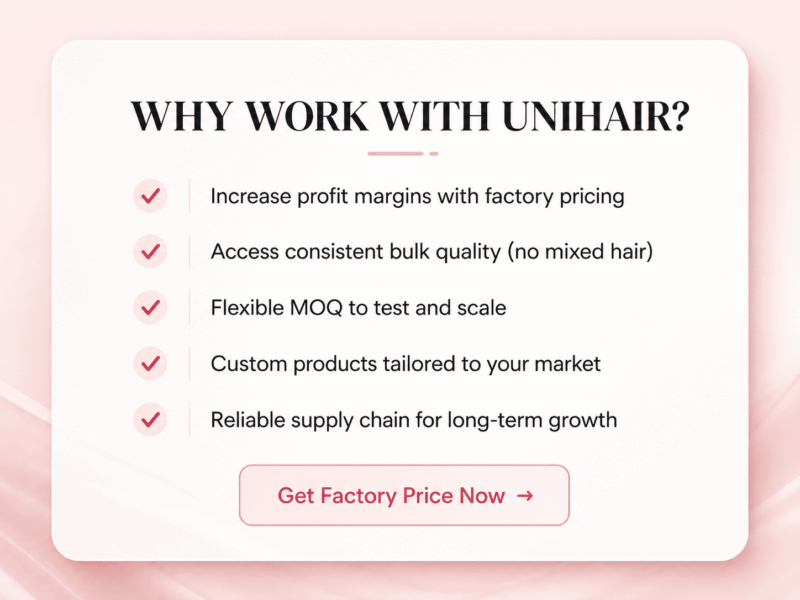 Wholesale Vietnamese hair solutions for distributors