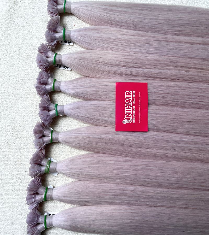 #10.1 Flat Tip Hair Extensions Wholesale | 100% Vietnamese Human Hair, Factory Direct Pricing 3 #10.1 Flat Tip Hair Extensions