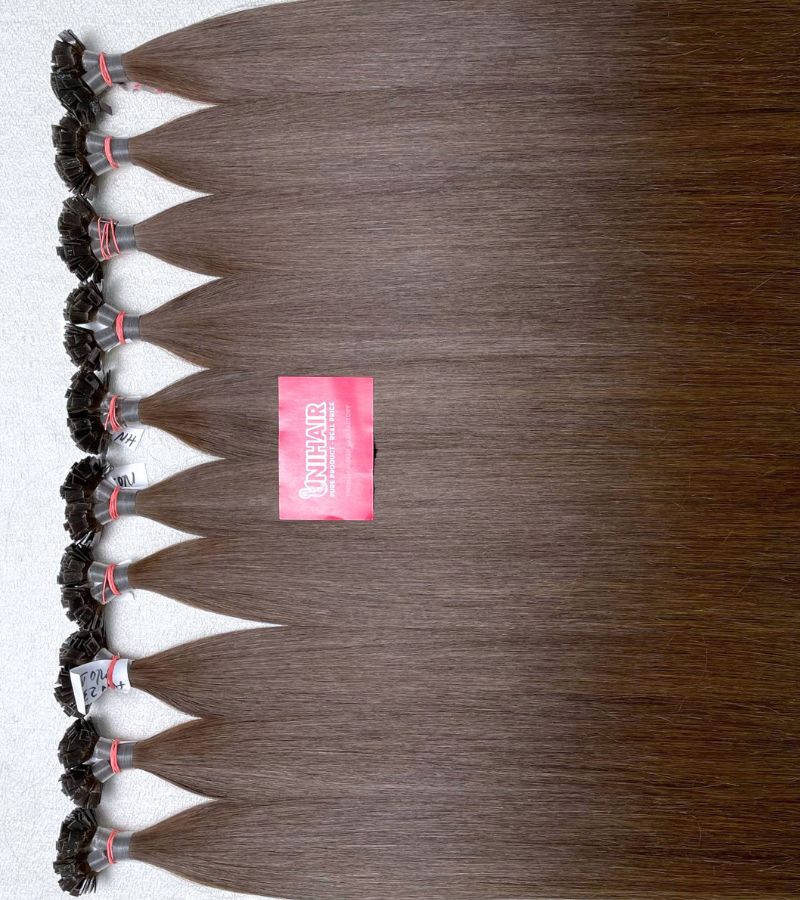 #2 Flat Tip Hair Extensions | Dark Brown Human Hair Extensions 2 #2 Flat Tip Hair Extensions