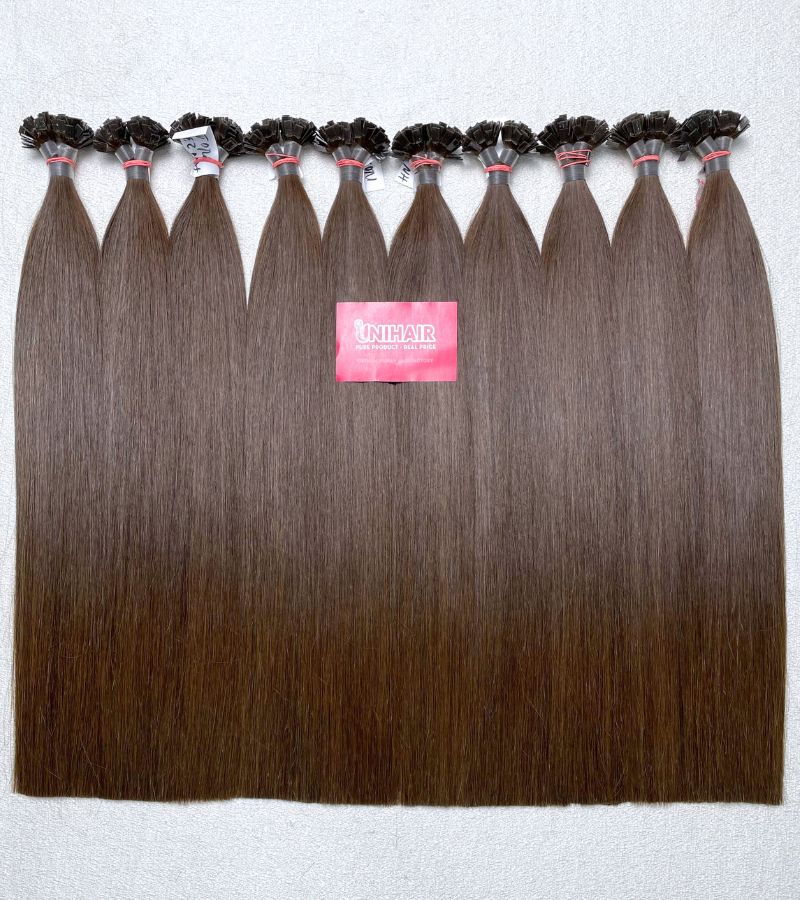 #2 Flat Tip Hair Extensions | Dark Brown Human Hair Extensions 3 #2 Flat Tip Hair Extensions