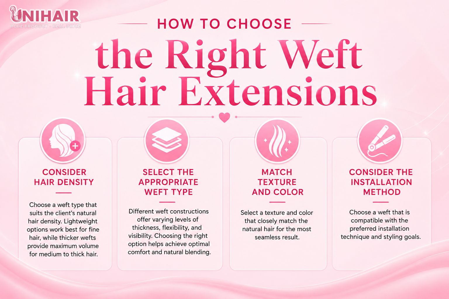 How to Choose the Right Weft Hair Extensions