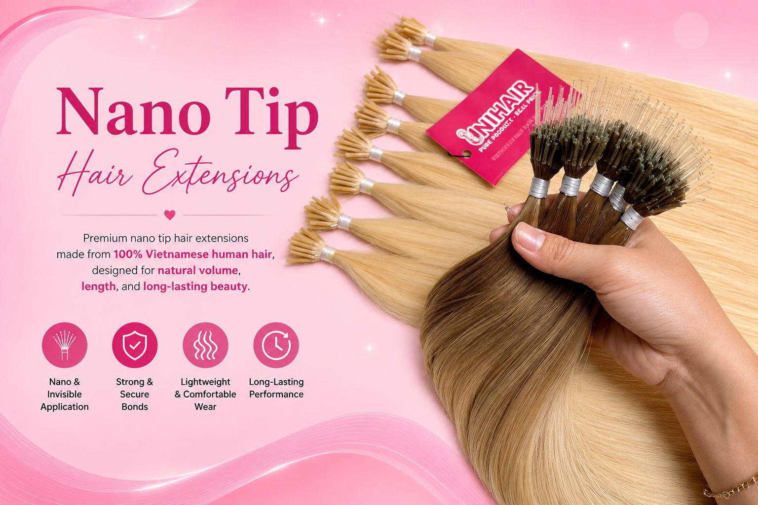 Nano Tip Hair Extensions