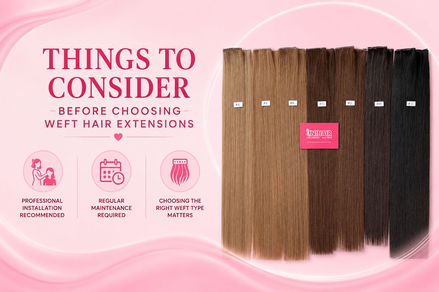 Things to Consider Before Choosing Weft Hair Extensions Things to Consider Before Choosing Weft Hair Extensions