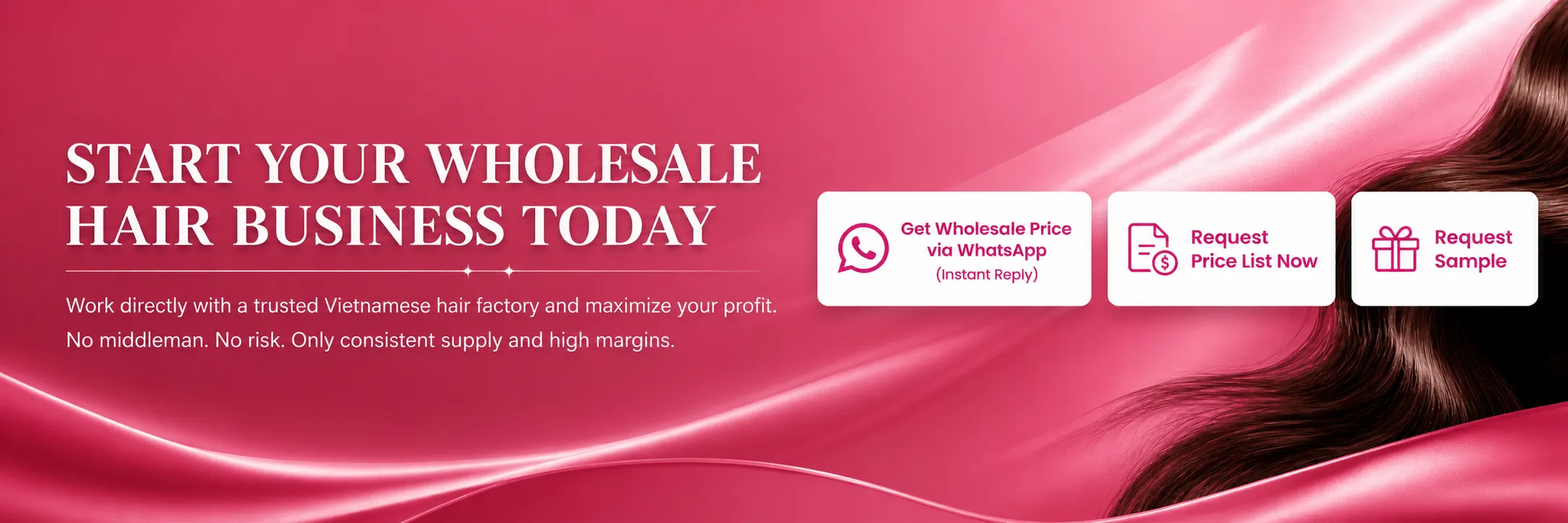Contact Unihairvn for wholesale hair extensions