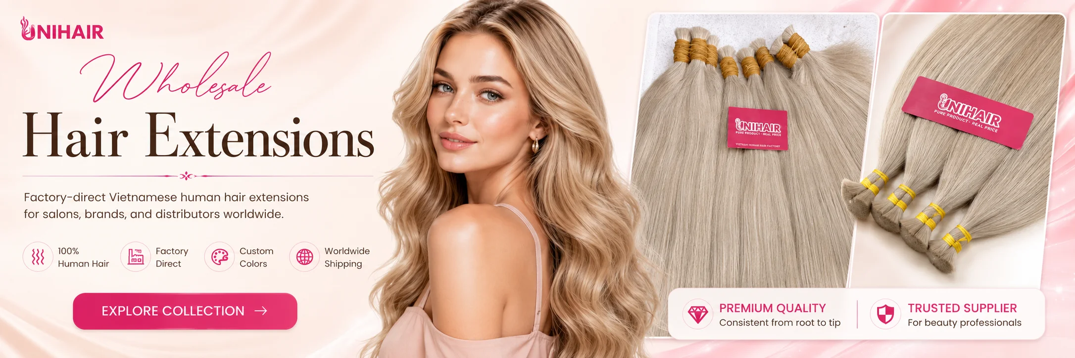 Hair Extensions category banner