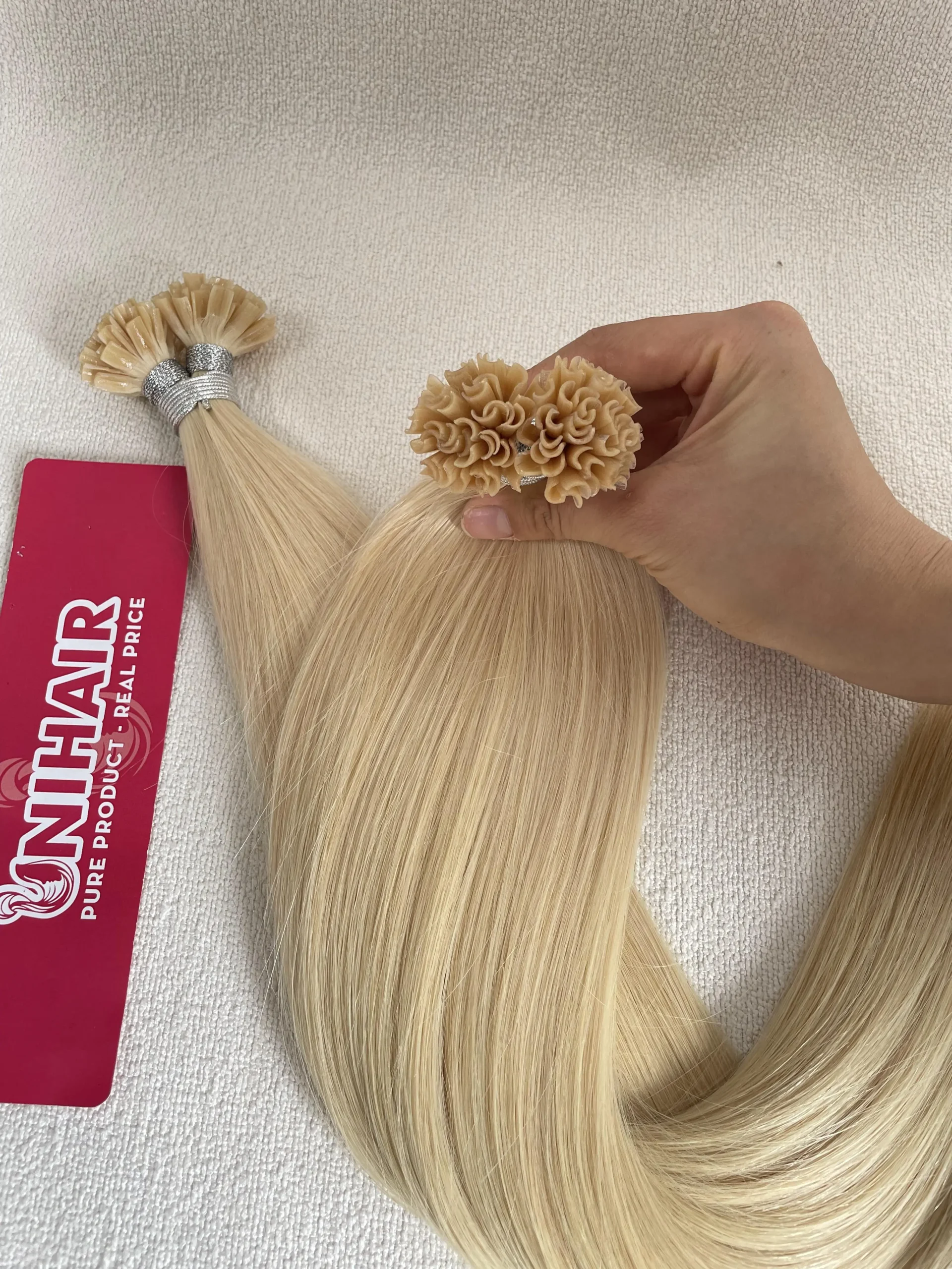 U Tip Italian Keratin bond technical specification close-up U Tip Italian Keratin bond technical specification close-up from Unihairvn Vietnam hair factory