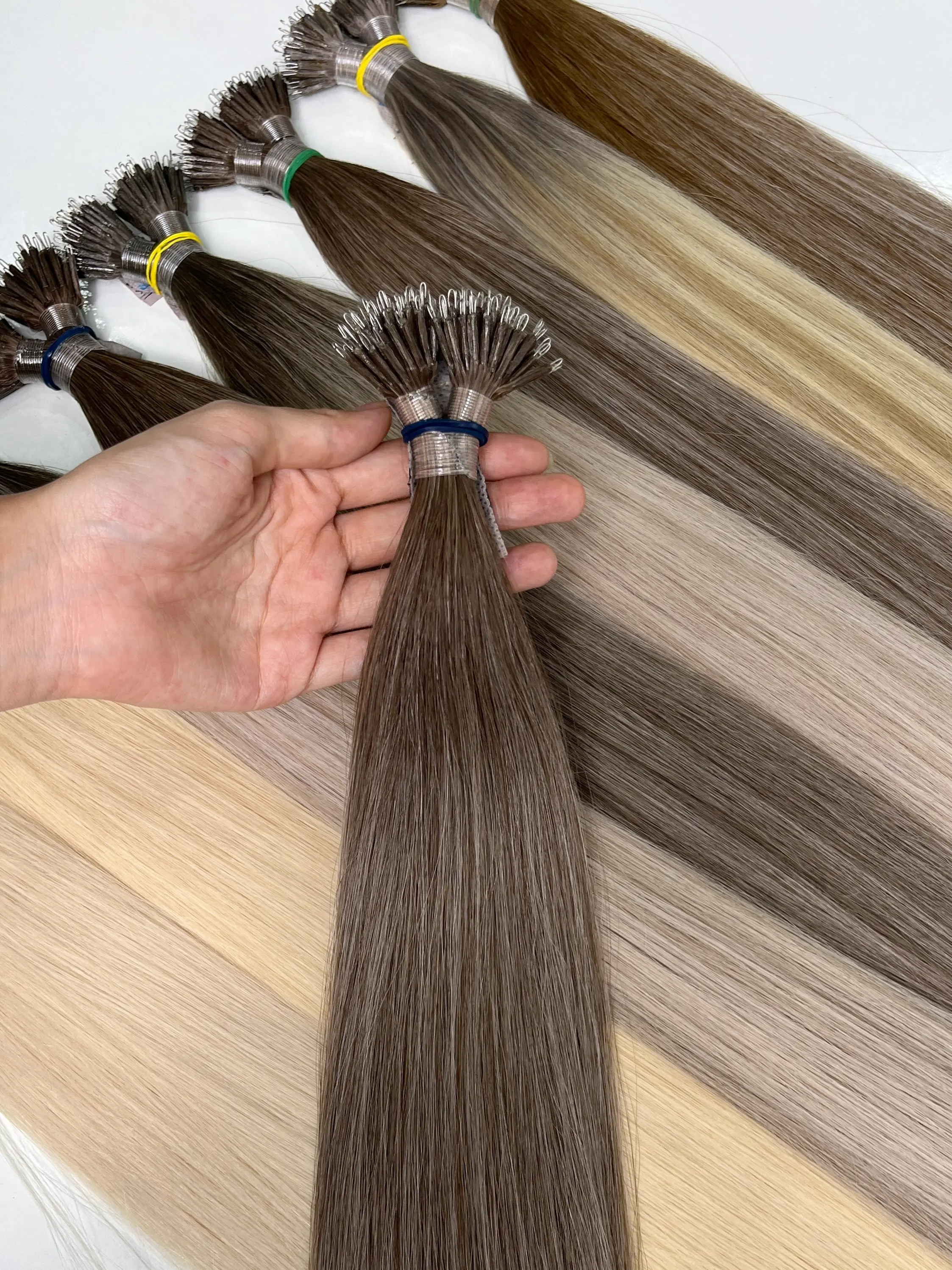 Nano Ring Hair Extensions image 2 showing hero product visual by Unihairvn Vietnam hair factory Nano Ring Hair Extensions image 2 showing hero product visual by Unihairvn Vietnam hair factory