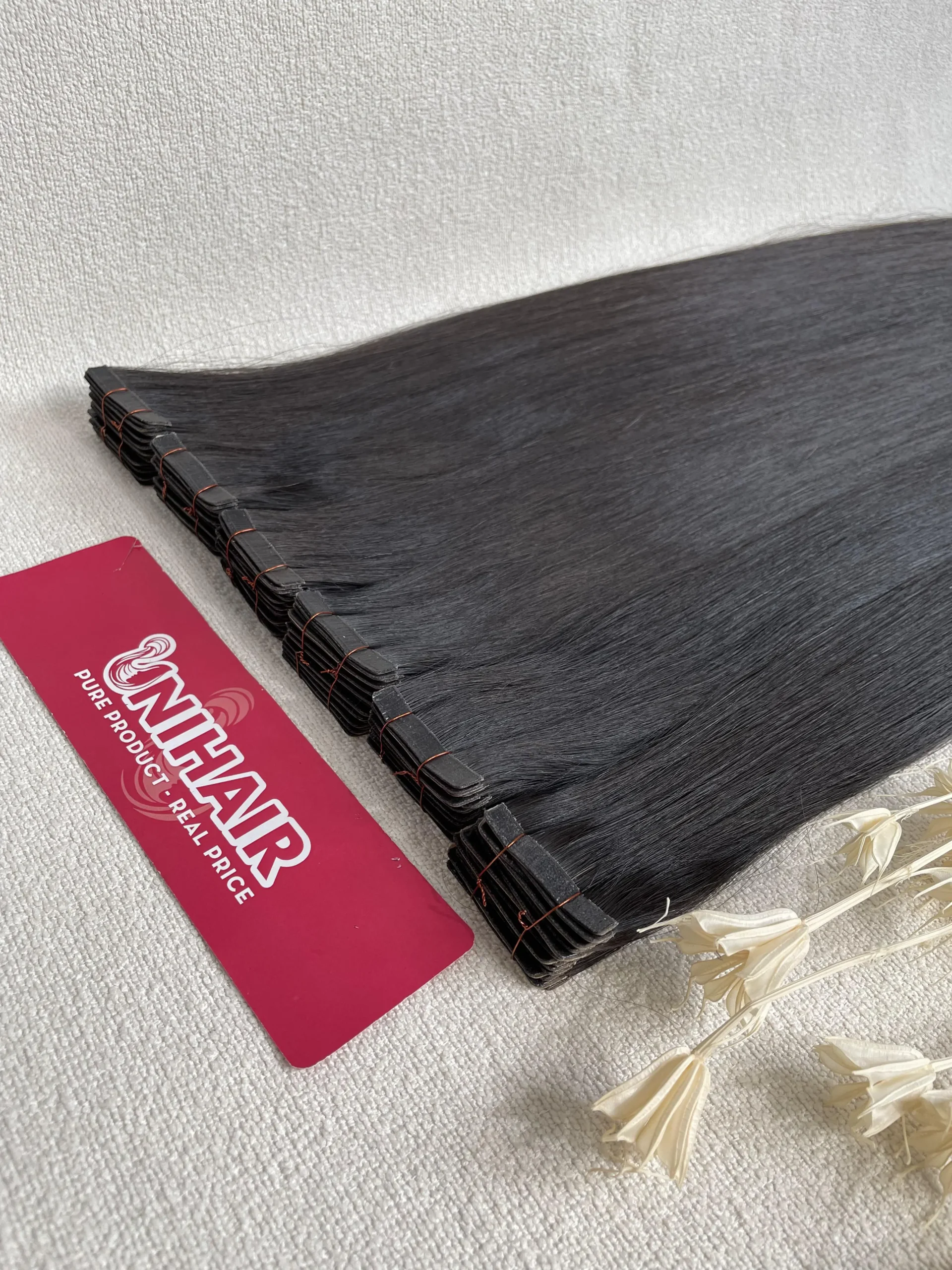 Tape-In Hair Extensions image 23 showing product gallery close-up by Unihairvn Vietnam hair factory Tape-In Hair Extensions image 23 showing product gallery close-up by Unihairvn Vietnam hair factory