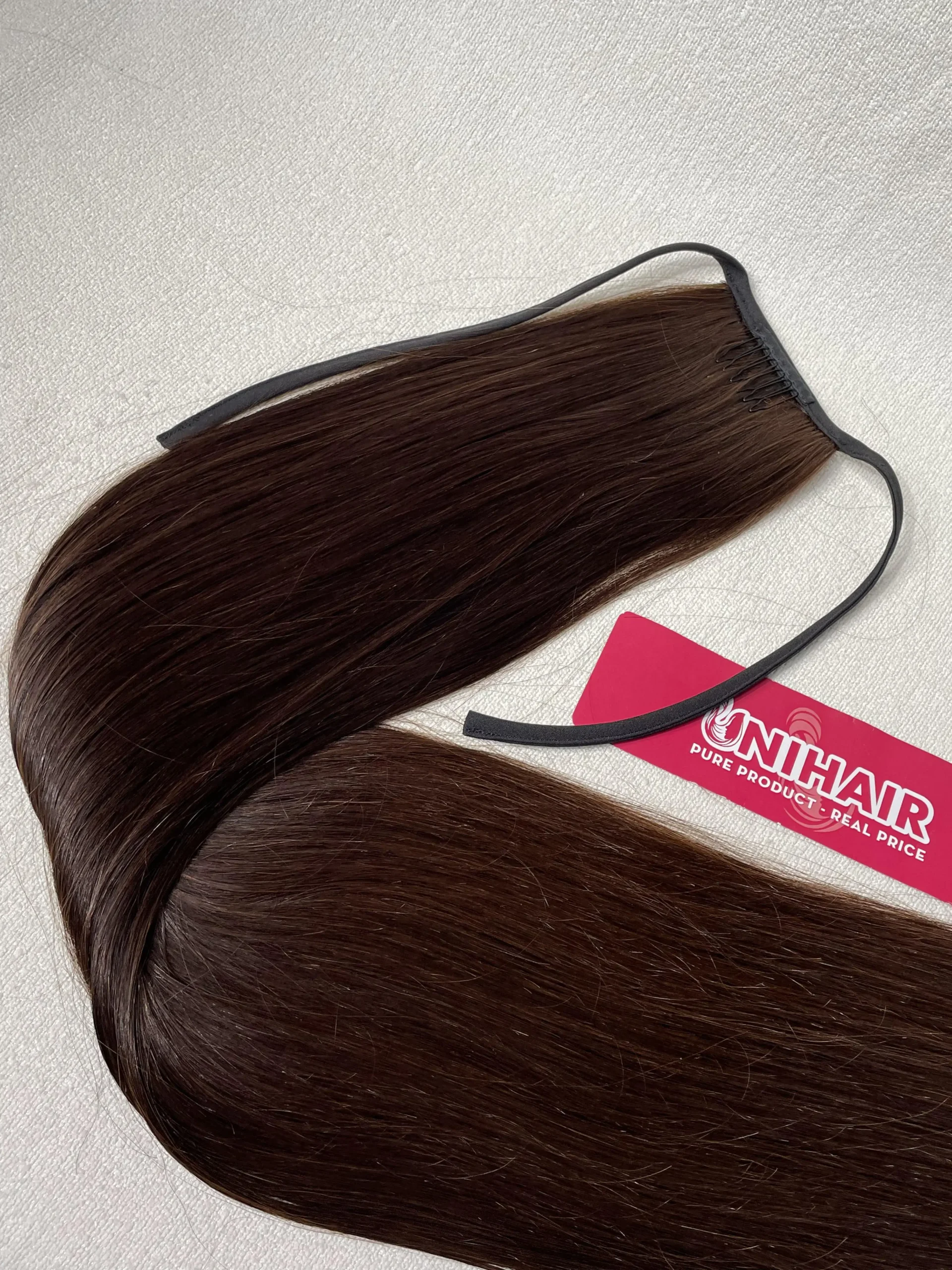 Tie-Up Ponytail Extension Finished Style Tie-Up ponytail extension finished style for adjustable hold