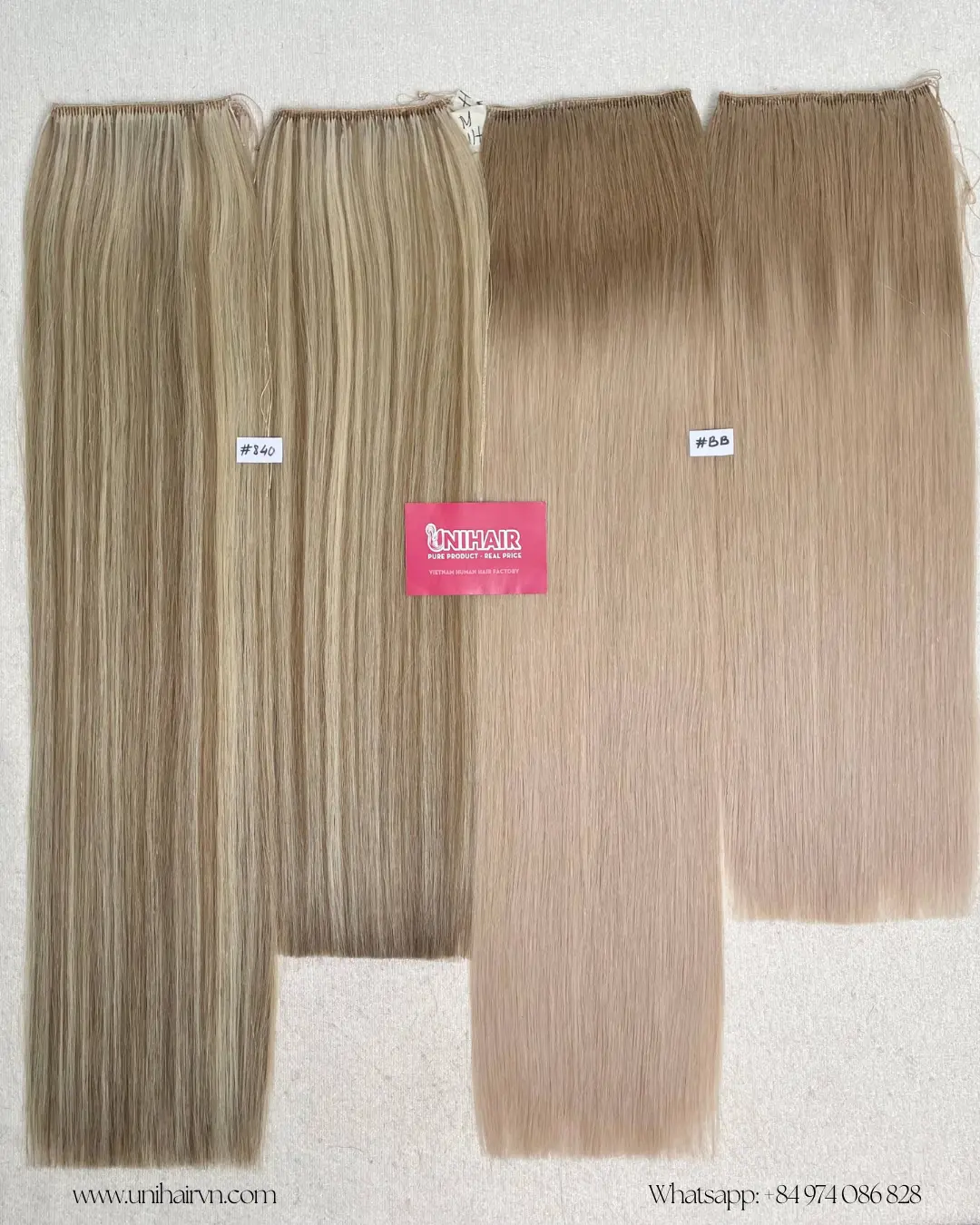 Jisoo Feather Weft flat lightweight base for broad hair density range Jisoo Feather Weft flat lightweight base for broad hair density range