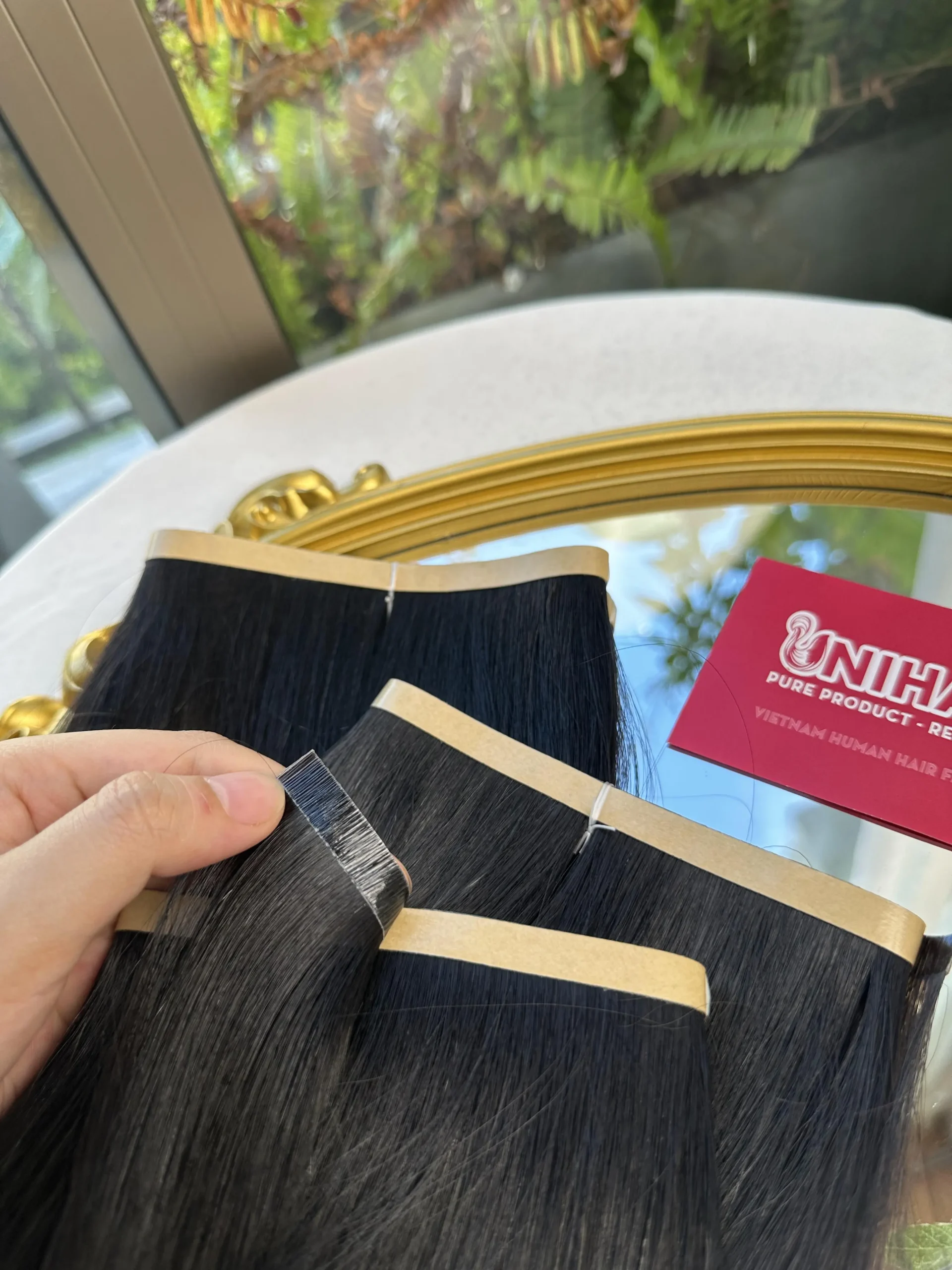 Long Tape-In Extensions image 16 showing technical specifications detail by Unihairvn Vietnam hair factory Long Tape-In Extensions image 16 showing technical specifications detail by Unihairvn Vietnam hair factory