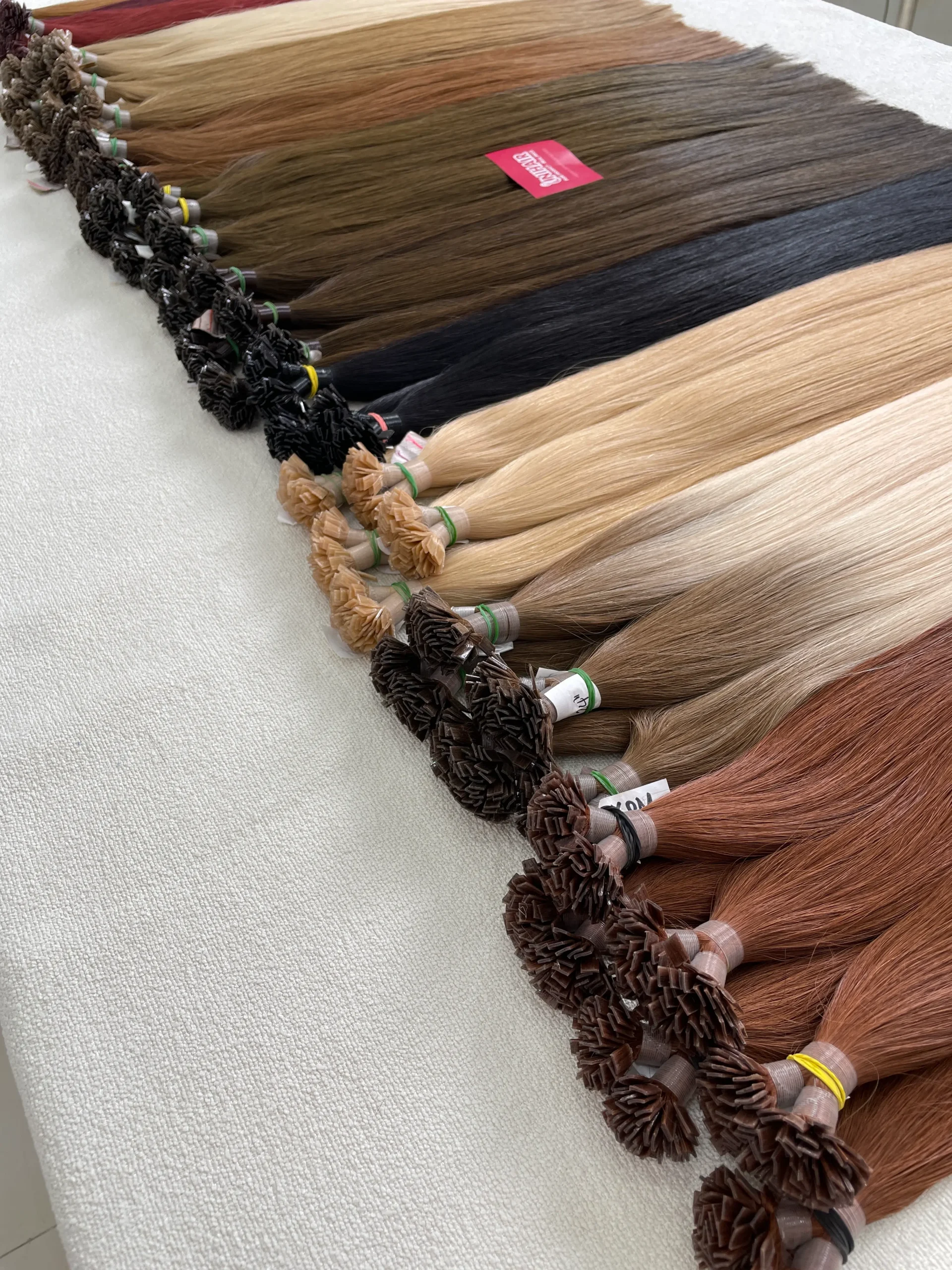 Flat Tip Hair Extensions image 12 showing product gallery close-up by Unihairvn Vietnam hair factory Flat Tip Hair Extensions image 12 showing product gallery close-up by Unihairvn Vietnam hair factory