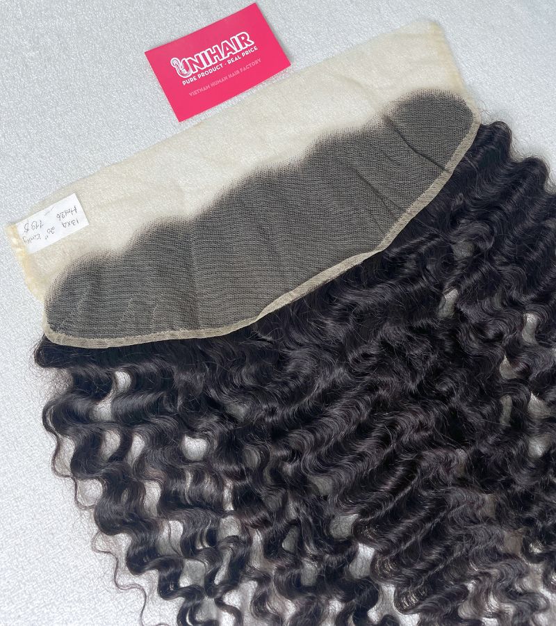 13x4 Kinky Curly Lace Frontal – HD Lace, Raw Vietnamese Human Hair