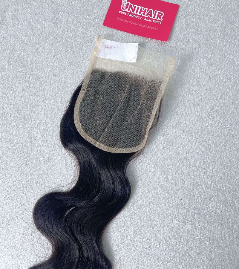 Body Wavy Lace Closure – 4x4 HD Swiss Lace Closure from 100% Raw Vietnamese Hair