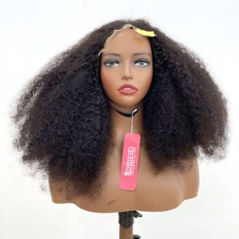 Kinky Curly Lace Closure Wigs 6×6 HD Lace, Pre-Plucked 22” Raw Vietnamese Hair