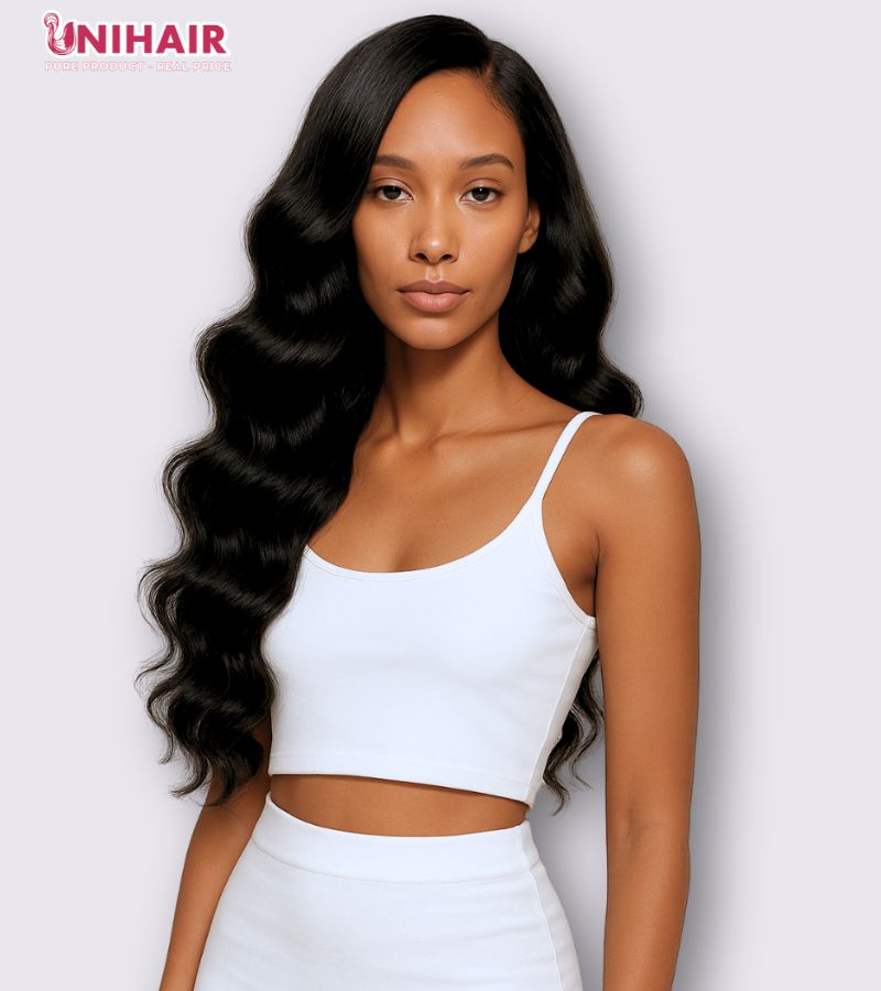 Raw Body Wave Human Hair Bundles – 100% Unprocessed Human Hair Bundles with Natural Shine
