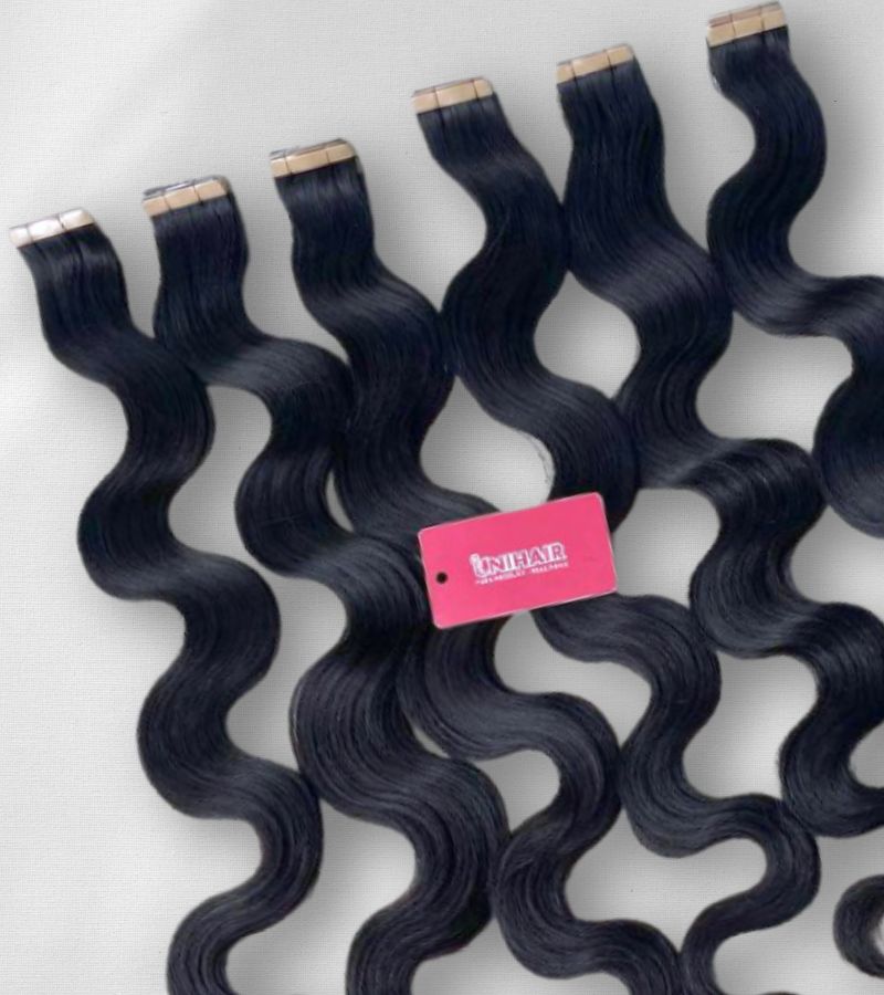Body Wave Tape In Hair Extensions – Luxurious Raw Vietnamese Hair & Natural Shine 4 Body Wave Tape In Hair Extensions – Luxurious Raw Vietnamese Hair & Natural Shine - Image 4