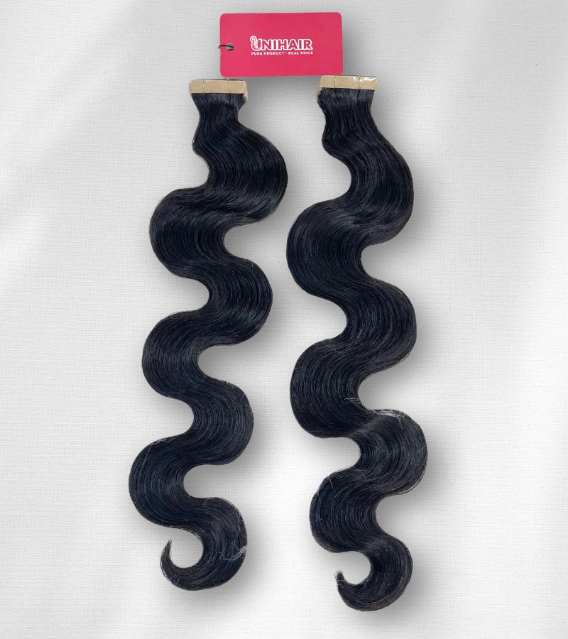 Body Wave Tape In Hair Extensions – Luxurious Raw Vietnamese Hair & Natural Shine 7 Body Wave Tape In Hair Extensions – Luxurious Raw Vietnamese Hair & Natural Shine - Image 7