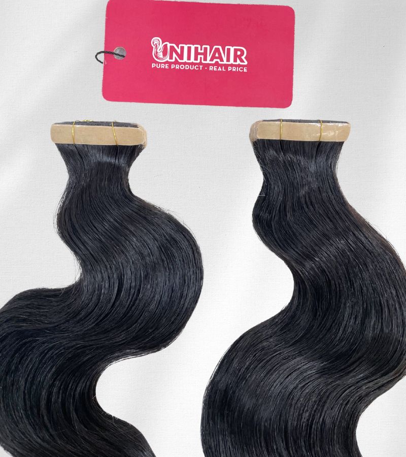 Body Wave Tape In Hair Extensions – Luxurious Raw Vietnamese Hair & Natural Shine 8 Body Wave Tape In Hair Extensions – Luxurious Raw Vietnamese Hair & Natural Shine - Image 8