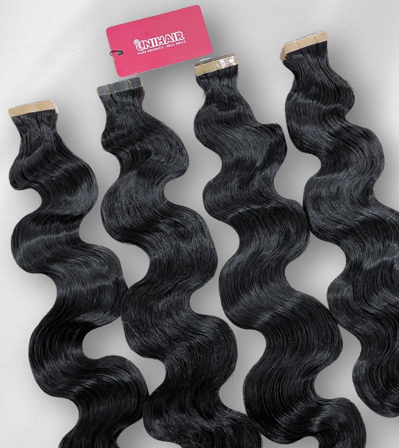 Body Wave Tape In Hair Extensions – Luxurious Raw Vietnamese Hair & Natural Shine 6 Body Wave Tape In Hair Extensions – Luxurious Raw Vietnamese Hair & Natural Shine - Image 6