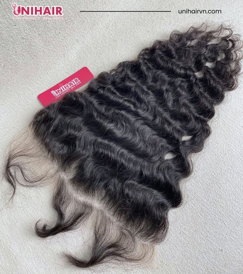 13x4 Burmese Curly Frontal – HD Lace, Pre-Plucked & Ready to Wear
