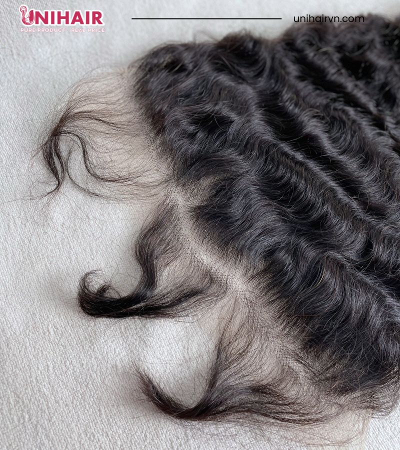 13x4 Burmese Curly Frontal – HD Lace, Pre-Plucked & Ready to Wear 4 13x4 Burmese Curly Frontal – HD Lace, Pre-Plucked & Ready to Wear - Image 4