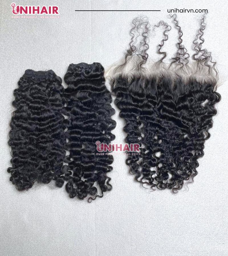 13x4 Burmese Curly Frontal – HD Lace, Pre-Plucked & Ready to Wear 7 13x4 Burmese Curly Frontal – HD Lace, Pre-Plucked & Ready to Wear - Image 7