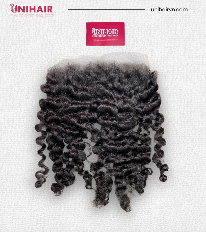 Burmese Curly Wig Making Set – 3 Bundles (14”, 16”, 18”) and 13x4 Swiss Lace Frontal Burmese Curly 20” 4 Burmese Curly Wig Making Set – 3 Bundles (14”, 16”, 18”) and 13x4 Swiss Lace Frontal Burmese Curly 20” - Image 4
