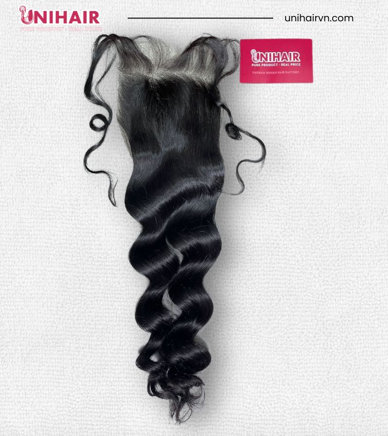 Cambodian Wavy Wig Making Set – 3 Bundles (14” 16” 18”) & Closure 5x5 Swiss Lace Pre-Plucked 20” 4 Cambodian Wavy Wig Making Set – 3 Bundles (14” 16” 18”) & Closure 5x5 Swiss Lace Pre-Plucked 20” - Image 4