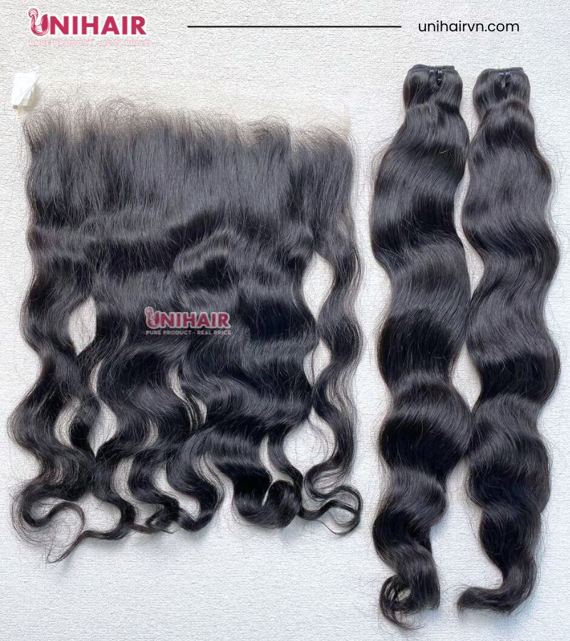 Natural Wave Lace Front – 13x6 HD Lace Pre-Plucked Frontal