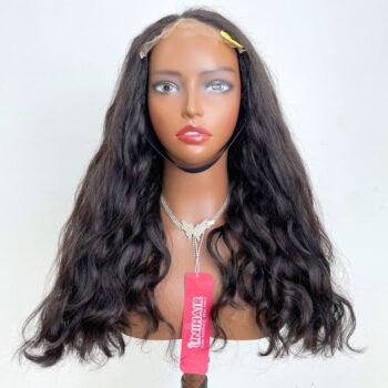 Natural Wavy Lace Closure Wigs 6×6 HD Lace Pre-Plucked 20 Inches Raw Vietnames Hair