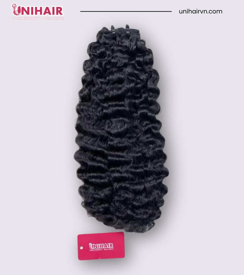 Raw Burmese Curly Hair Bundles – 100% Unprocessed Human Hair for Natural Curls