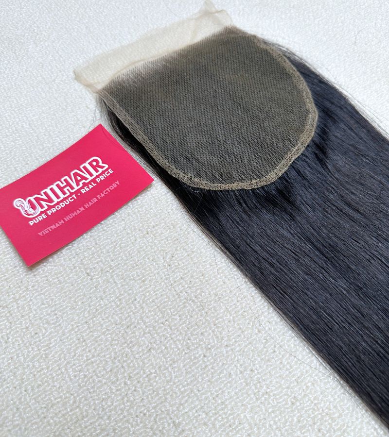 Raw Straight HD Lace Closure 5x5 Inches HD Lace - Free Part with Natural Color Hair 4 Raw Straight HD Lace Closure 5x5 Inches HD Lace - Free Part with Natural Color Hair - Image 4