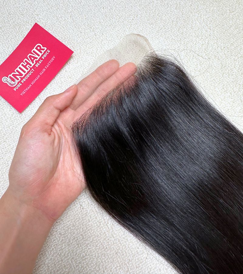 Raw Straight HD Lace Closure 5x5 Inches HD Lace - Free Part with Natural Color Hair 5 Raw Straight HD Lace Closure 5x5 Inches HD Lace - Free Part with Natural Color Hair - Image 5