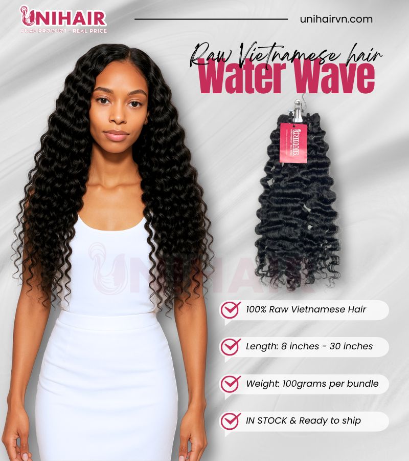 Best Water Wave Hair Bundles – Tangle-Free, Natural Flow, Factory Direct from Vietnam