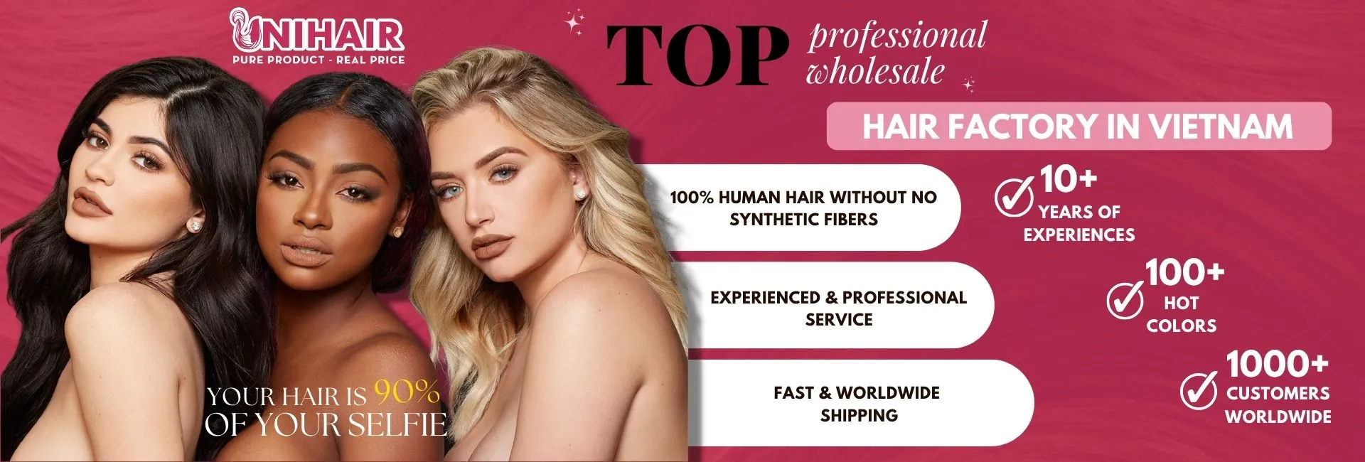 UniHairvn wholesale hair factory in Vietnam