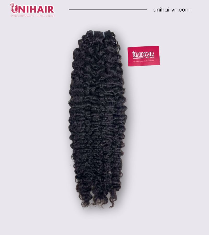 Vietnamese Raw Kinky Curly Hair Bundles – Single Donor and Factory-Direct