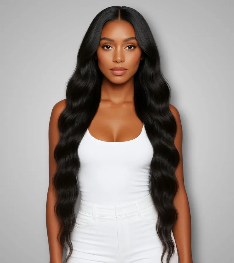 Raw Natural Wavy Hair Bundles – Unprocessed Vietnamese Hair, Double Weft 4 Raw Natural Wavy Hair Bundles – Unprocessed Vietnamese Hair, Double Weft - Image 4